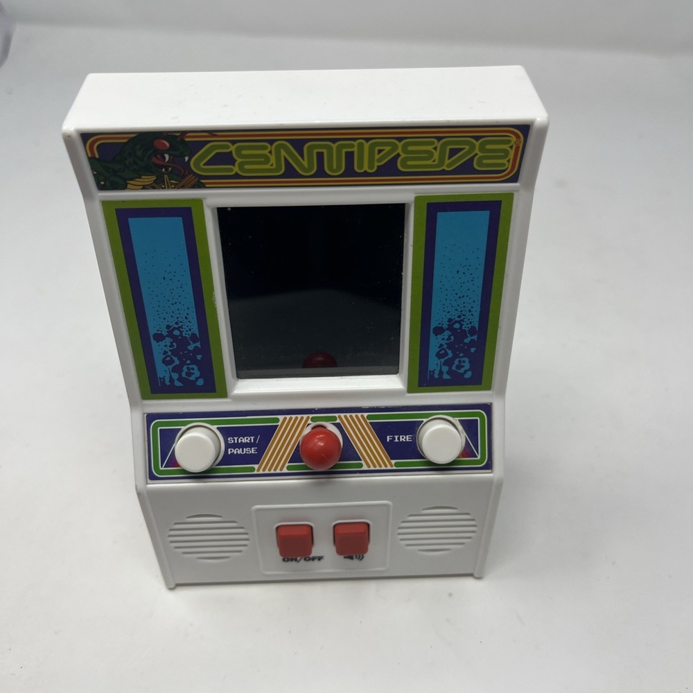Centipede‎ Mini Arcade Handheld Video Game 1981 Atari Basic Fun - TESTED